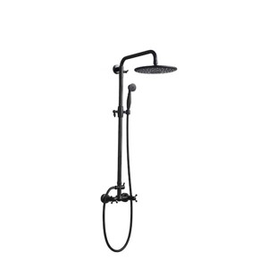 CASAINC Wall Mount Exposed Pipe Rainfall Shower System - 1 of 4
