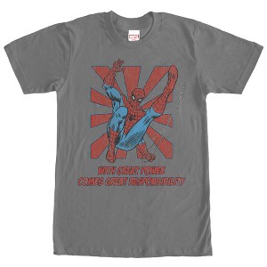 Men's Marvel Spider-Man Great Power T-Shirt - 1 of 4