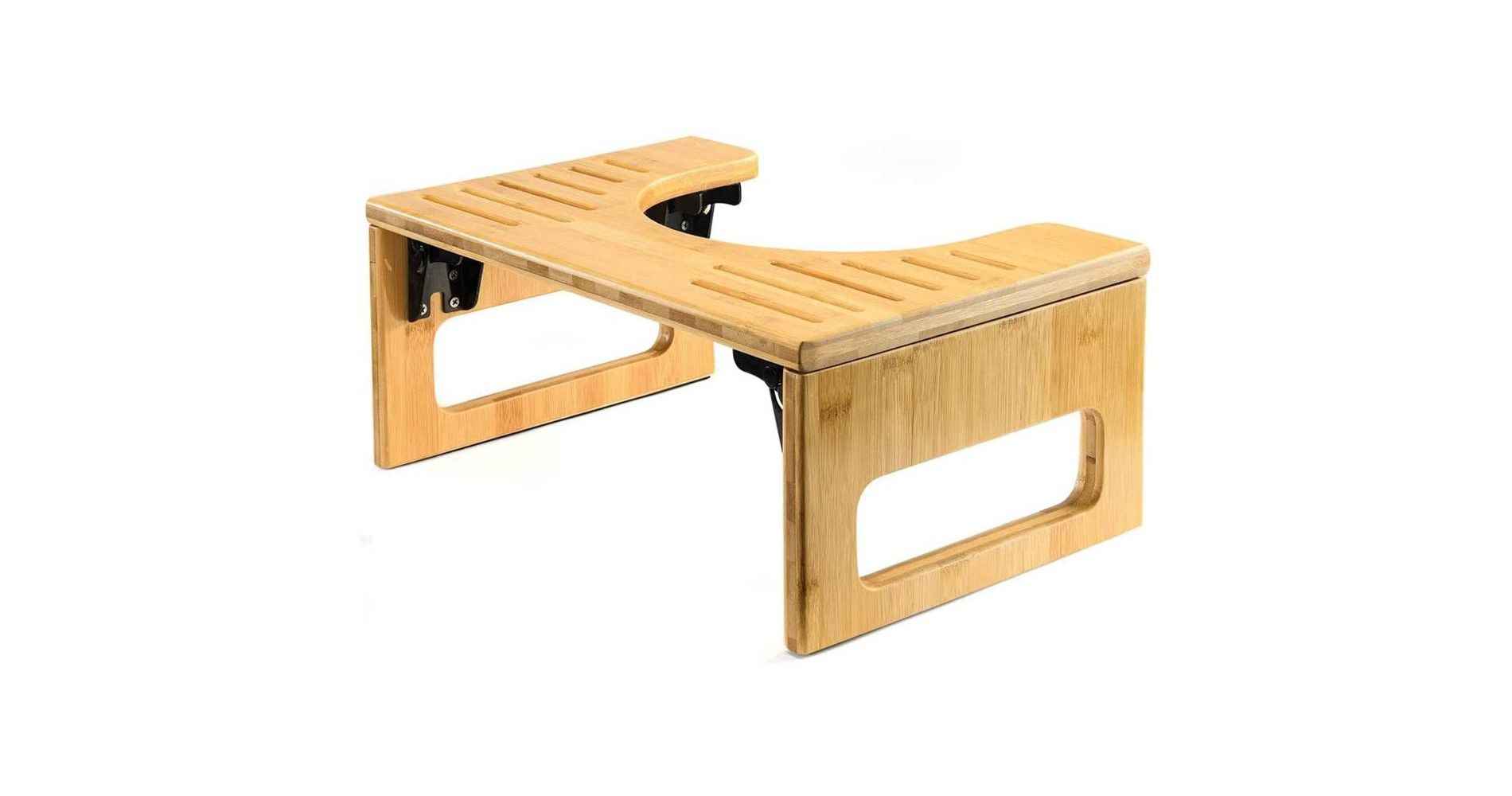 Toilet Stool, Potty Stool, Toilet Foot Stool Waterproof and Non Slip Bamboo Toilet Stool Toilet Ottoman - MedicalKIngUsa