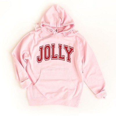 Simply Sage Market Women's Graphic Hoodie Jolly Varsity Thick Outline