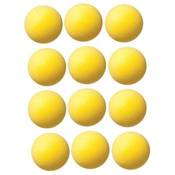 Uncoated Regular Density Foam Ball, 7, Yellow - CHSRD7, Champion Sports