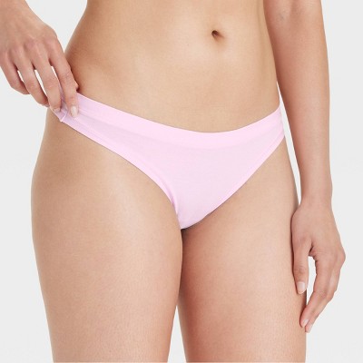Women's Cotton Stretch Thong Underwear with Elastic Waist - Auden™