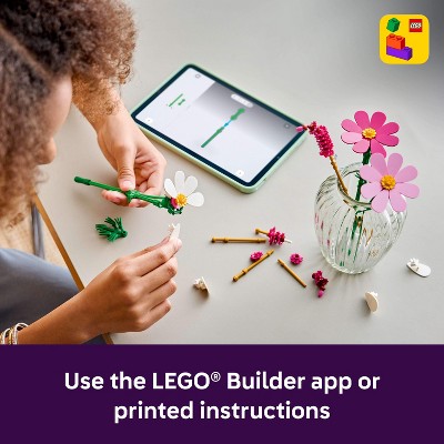 Детские конструкторы LEGO Botanicals Cosmos Flowers Building Set 11514 — фото 5