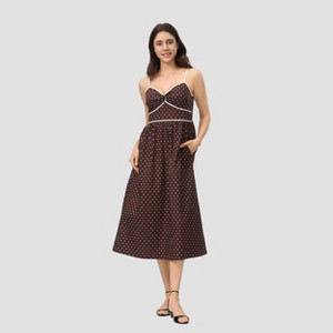 brown women's dress Maliyah Maxi - Plum | Maxi Dress 2 US/ 6 AU/ 34 EU Corduroy Cora Shirt Dress Brown