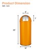 65L/17 Gallon Heavy Duty Stainless Steel Tall Commercial Trash Can, Push Lid Kitchen Waste Bin for Indoor and Outdoor - 2 of 4