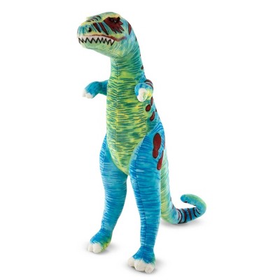 THRILLING T-Rex Dinosaur Hand Puppet 2 Pack Stretchy SOFT Dino Party Creature 