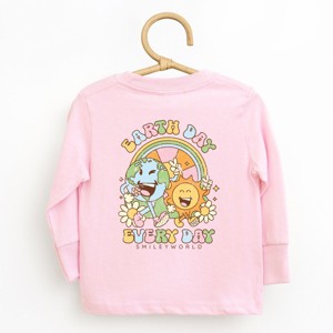 The Juniper Shop SmileyWorld Earth Day Every Day Toddler Long Sleeve Tee - 1 of 4