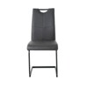NicBex Modern Dining Chairs with Faux Leather Padded Seat,Armless Chairs with Chrome Metal Legs for Kitchen,Living Room - 4 of 4