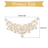 Unique Bargains Sparkling Elegant Crystal Rhinestone Applique for Clothing DIY Sewing - 2 of 4