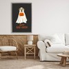 Stupell Industries Happy Howl-oween Ghost Dog Floating Frame Canvas Art - 3 of 4