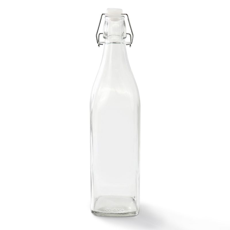 Gibson Home Sweetwater 32.5 Ounce Glass Bottle with Swing Top Stopper, 5 of 6