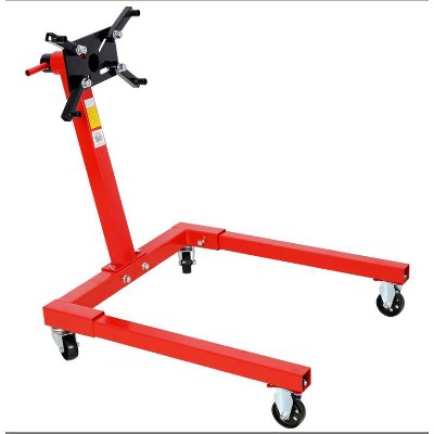 Garvee Foldable Engine Stand, Heavy Duty Portable Engine Stand with 4 Casters, 4 Adjustable Arms, 1250lbs Capacity, for Vehicle Maintenance