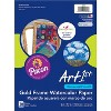 Pacon UCreate Watercolor Paper Gold Frame Grade K+ 30 Sheets Per Pack 3 Packs (PAC4926-3) - 2 of 2
