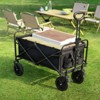 Musment Collapsible Wagon Cart, Portable Utility Wagon for Camping, Beach, Picnic, Shopping, Sports, and Grocery Transport - 4 of 4