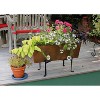 Medium Galvanized Metal Rectangular Planter Box Copper - ACHLA Designs - image 3 of 4