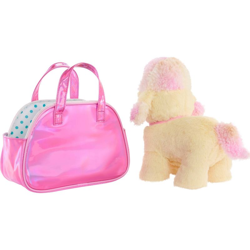 Barbie Salon Pet Adventure Stuffed Animal, Poodle with Themed Purse and 6 Accessories, 5 of 7