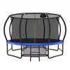 HFYee 12/14/16FT Kids Adventure Trampoline Safety Enclosure & Ladder for Outdoor Play for Ages 6-12 - 2 of 4