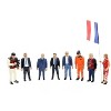 24 Hours of Le Mans (2018) 8 piece Figurine Set for 1/43 Scale Models by Spark - 2 of 3