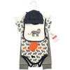 Yoga Sprout Baby Boy Cotton Layette Set, Lion - 2 of 2