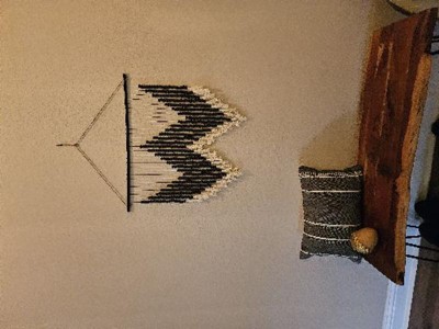 32 x 28 Cotton Macrame Handmade Intricately Weaved Wall Decor with Beaded  Fringe Tassels White - Olivia & May