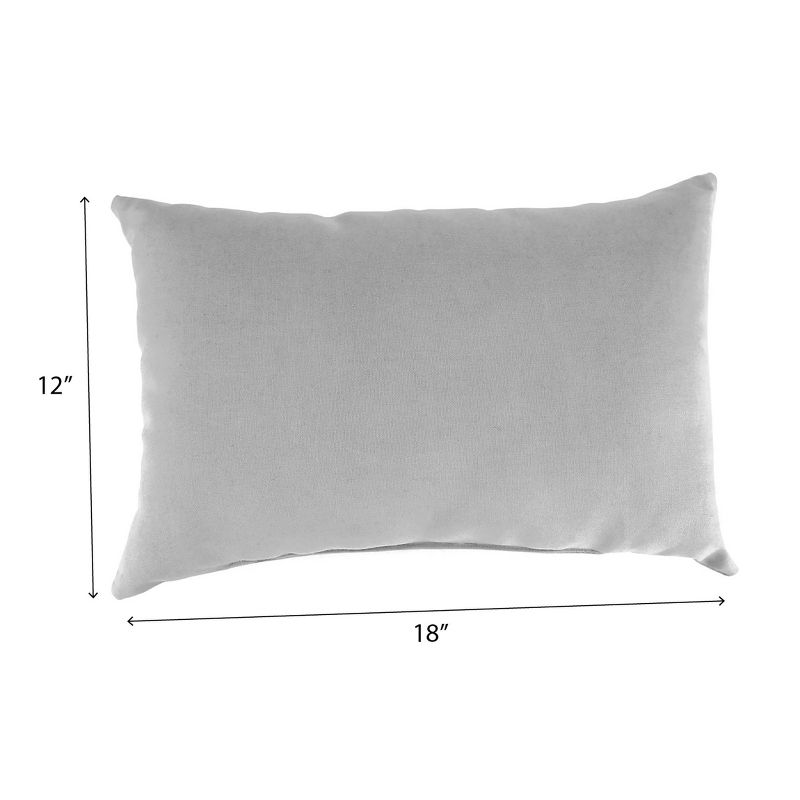 Set of 2 Outdoor Throw Pillow Set Washed Turquoise - Jordan Manufacturing, 5 of 6