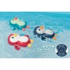 3-Pack Wind-Up Swimming Penguin Bath Toys, Backstroke Motion for Kids 18+ Months - 2 of 4