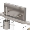 DORESshop 3-Head Vanity Light with Pierced Glass Shades, Through-Head Design, E26 Sockets - 2 of 4
