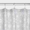 72"x72" Snowflake Christmas Shower Curtain - Wondershop™ - 3 of 4