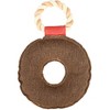 Pavilion Gift Company - Dog and a Donut - 10.75" Canvas Dog Toy on Rope - Pet Toy - 4 of 4