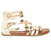 Women's Plus Size Ios Sandal - gold | CITY CHIC - image 2 of 4