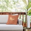 Deny Designs Moonlight Mountain Square Outdoor Throw Pillow Orange - 2 of 4