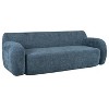 LOVMOR U_Style 81.5" Minimalist Compression Sofa, Curved Design, 3-Seater Casual Sofa for Living Rooms, Bedrooms, and Apartments - 4 of 4