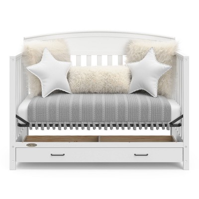 White Pine 5-in-1 Convertible Crib with Drawer