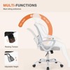 NicBex Home Office Desk Chair,Ergonomic Office Chair with Adjustable Foot Ring,Mesh Office Chair with Fixed Handrail for Studying Room,Bedroom - 4 of 4