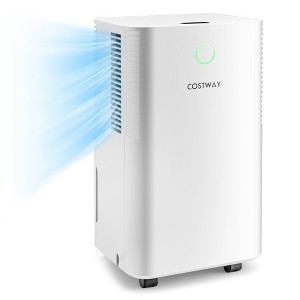 Costway 32-Pint Dehumidifier with Auto Defrost & 24H Timer Drain Hose 1,750 Sq. ft Coverage Area - 1 of 4