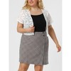 Agnes Orinda Women's Plus Size Short Sleeve Open Front Crochet Lace Allover Cropped Cardigan - 2 of 4