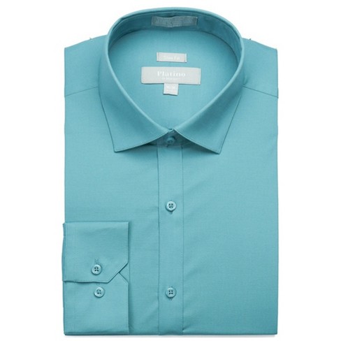 Zonnebrand Bestudeer Formuleren Men's Slim Fit Spandex Dress Shirt From Marquis : Target