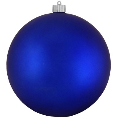 Christmas by Krebs Azure Blue Shatterproof Matte Christmas Ball Ornament 8" (200mm)