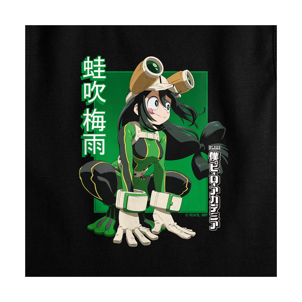 Women's My Hero Academia Tsuyu Asui Heroic Pose Sleeveless Crop Top Tank - thumbnail 3