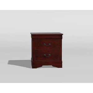 NicBex 15.75 inch Wide Nightstand with 2 Drawers,Side Table with Large Storage Space and Bracket Feet,Bedside Table for Bedroom,Living Room - 1 of 4