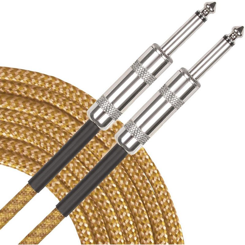 Musician's Gear Tweed Standard Instrument Cable 20 ft. Gold, 1 of 2