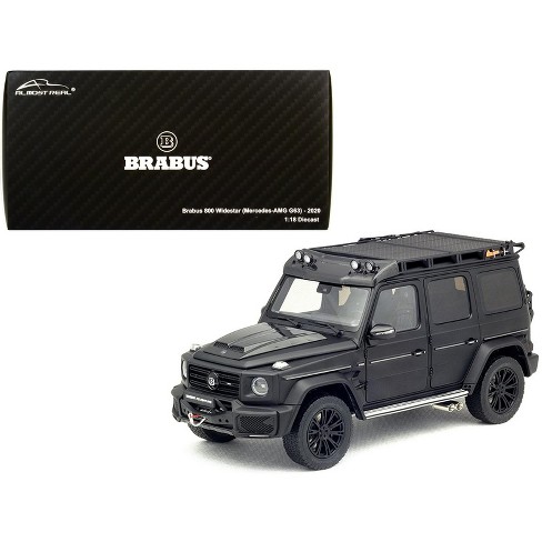 2020 Mercedes-AMG G63 Brabus G-Class Adventure Package Designo Night Black  Magno Ltd Ed 1/18 Diecast Model Car by Almost Real