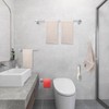 WOWOW 5-Piece Bath Hardware Set Accessory Included Towel Rack&Toilet Paper Holder&Towel Hook - 2 of 4