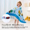 Hooded Towels for Kids Vehicle Print 100% Cotton Beach Towel 30x50 Inch for 3-10 Years Boys Girls Beach Hooded Absorbent Pool Toddler Swim Wrap - 3 of 4
