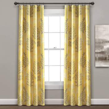 Linear Tree Insulated Blackout Window Curtain Panels - Lush Décor