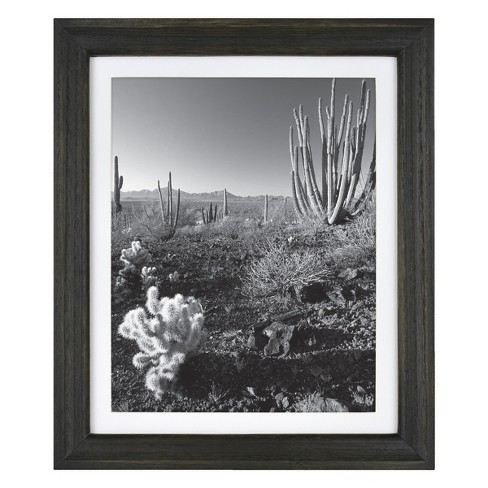 10.375 X 12.375 Matted To 8 X 10 Basic Foundational Frame Black -  Threshold™ : Target