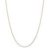 Black Bow Jewelry 0.95mm, 14k Yellow Gold, Diamond Cut Cable Chain Necklace - 3 of 4