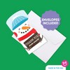 Big Dot of Happiness Snowman Thank You Snow Much Gift Card Holders with Envelopes, Winter Money & Gift Card Sleeves, Holiday Nifty Gifty Pack Set of 8 - 3 of 4