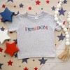 The Juniper Shop Distressed Freedom American Flag Toddler Short Sleeve Tee - 2 of 2