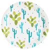 Juvale 144 Pieces Cactus Party Supplies with Desert Birthday Paper Plates, Napkins, Cups, and Cutlery (Serves 24) - 4 of 4